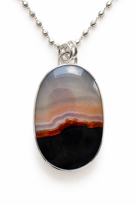 Landscape Agate Necklace