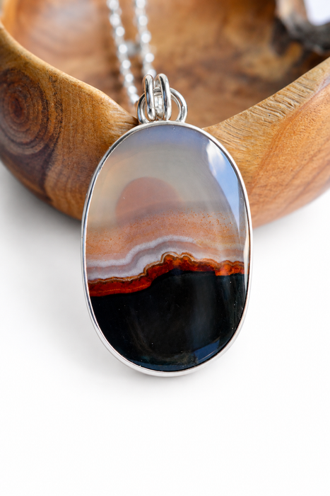 Landscape Agate Necklace