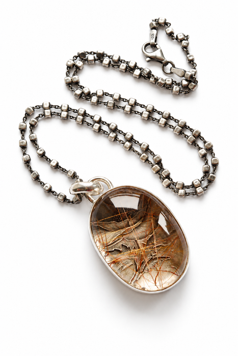 Rutilated Quartz Necklace