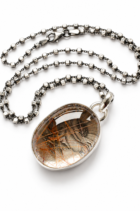 Rutilated Quartz Necklace