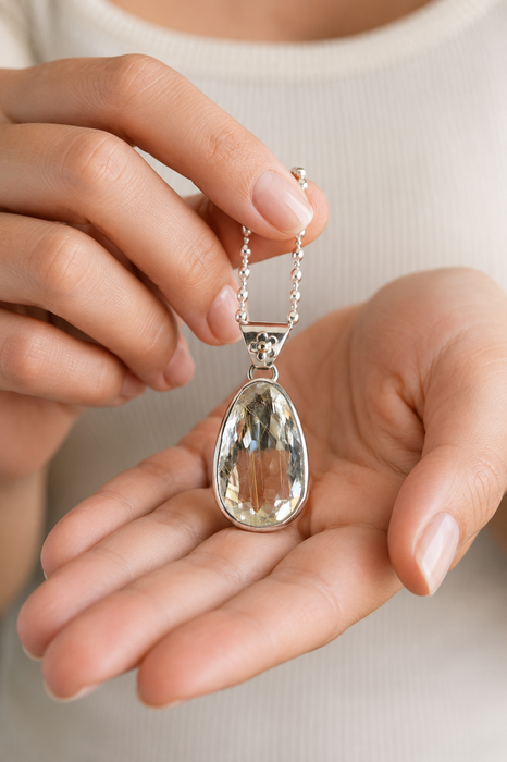 Rutilated Quartz Necklace