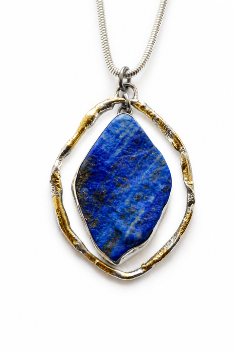 Raw Lapis Lazuli Necklace