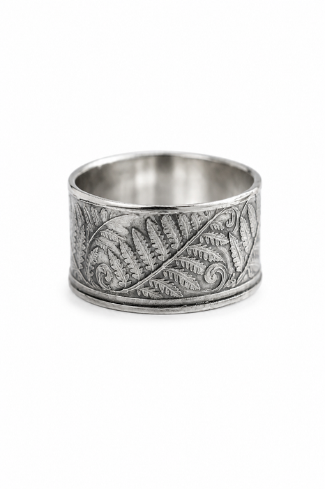Fern and Tourmaline Ring