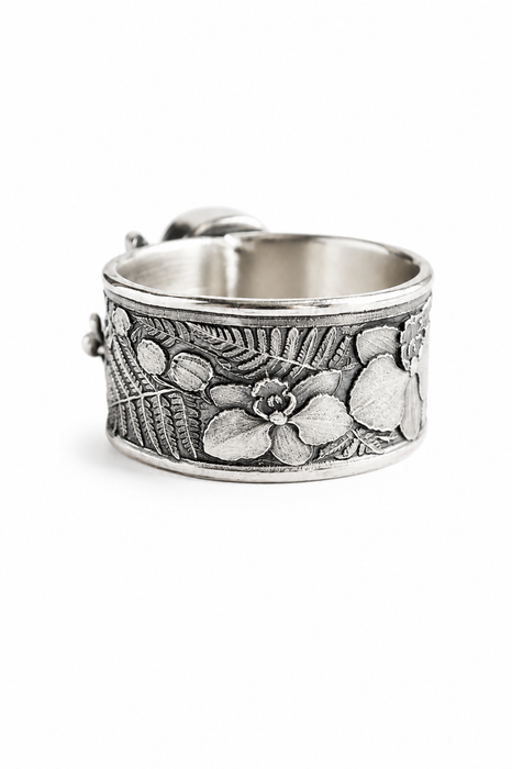 Watermelon Tourmaline Ring in Silver and Gold