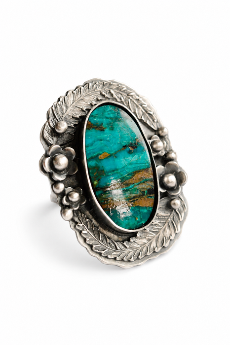 Chrysocolla Statement Ring