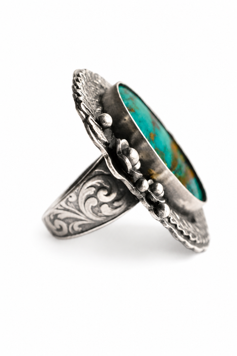 Chrysocolla Statement Ring
