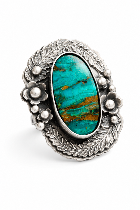 Chrysocolla Statement Ring