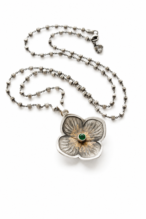 Hydrangea Emerald Necklace