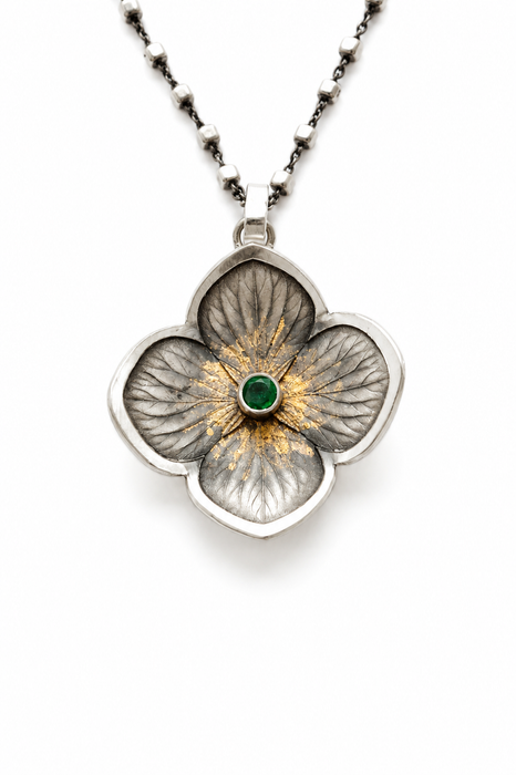 Hydrangea Emerald Necklace