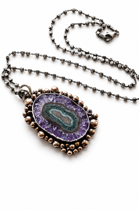 Amethyst Stalactite Necklace