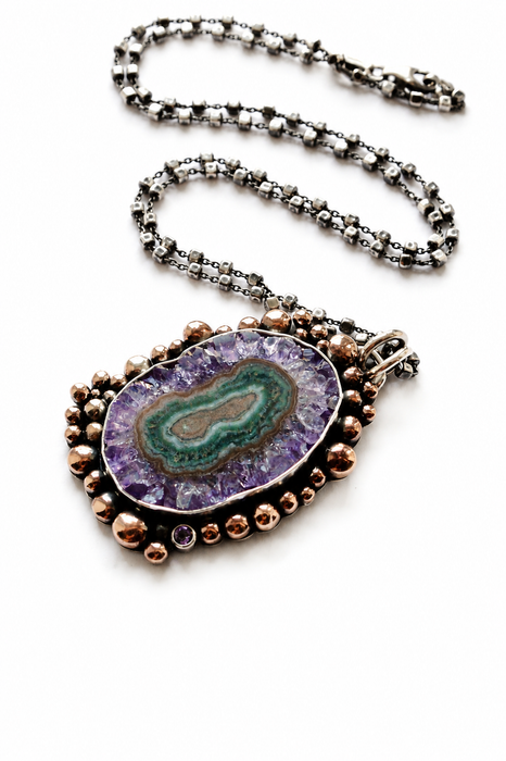 Amethyst Stalactite Necklace