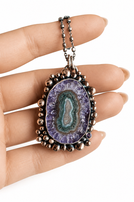 Amethyst Stalactite Necklace
