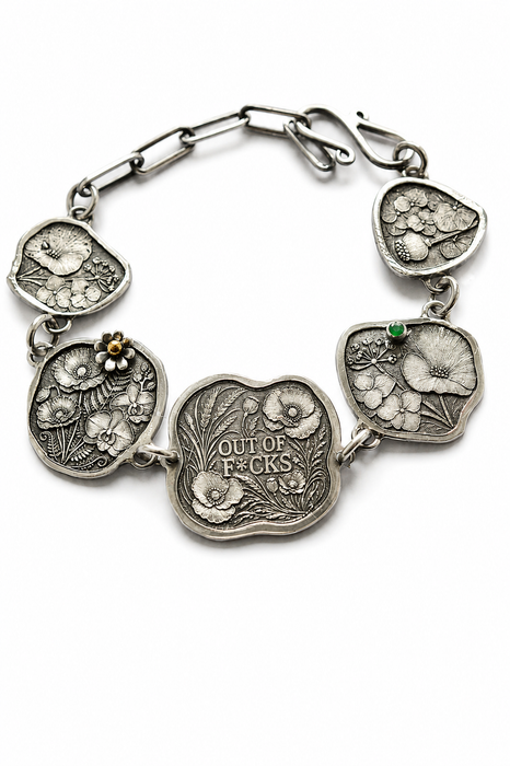 Out of F*cks Botanical Bracelet