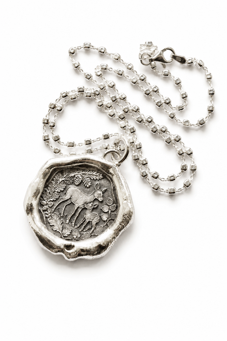 Woodland Silver Necklace