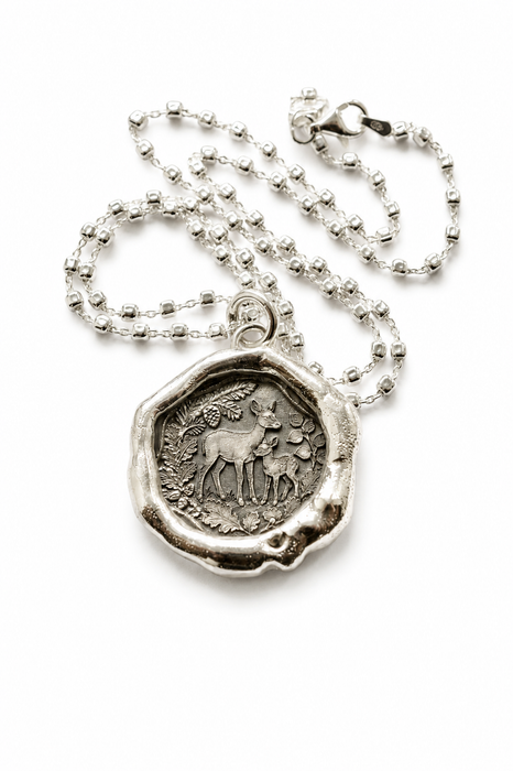 Woodland Silver Necklace