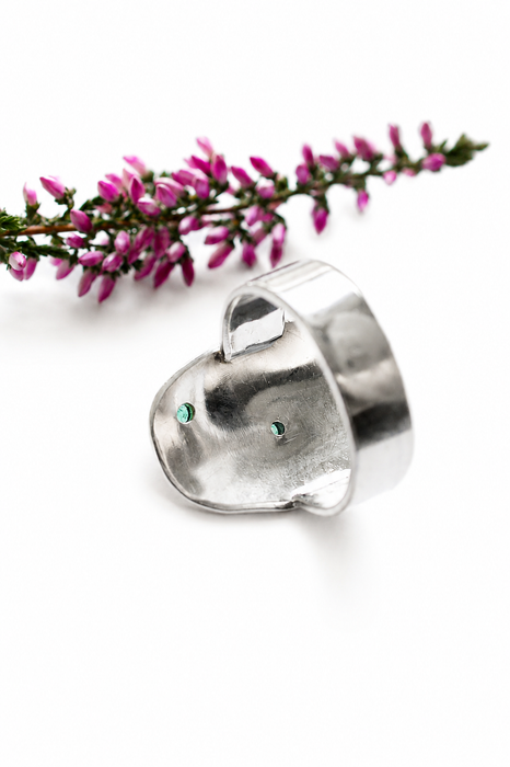 Emerald Botanical Ring