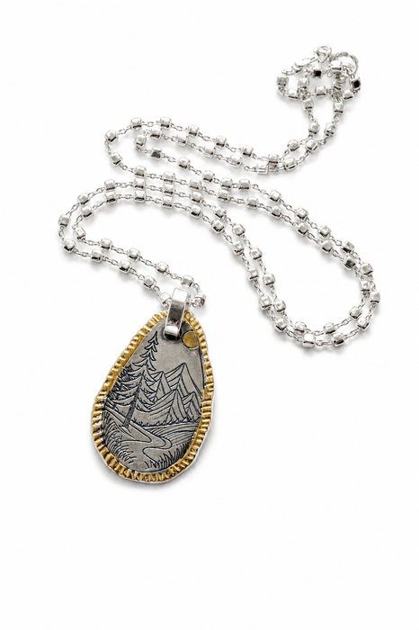 Landscape Talisman Keepsake Necklace