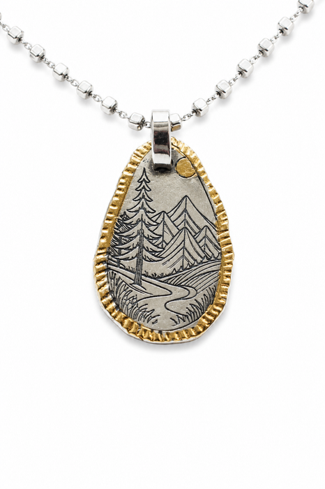 Landscape Talisman Keepsake Necklace