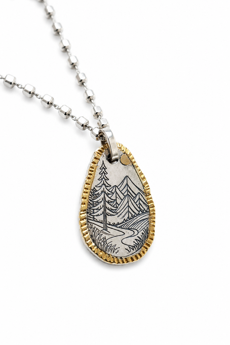 Landscape Talisman Keepsake Necklace