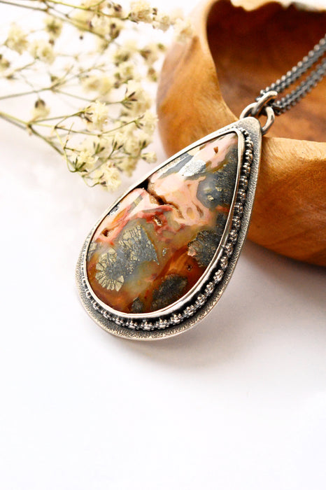 Marcasite Necklace in Sterling Silver