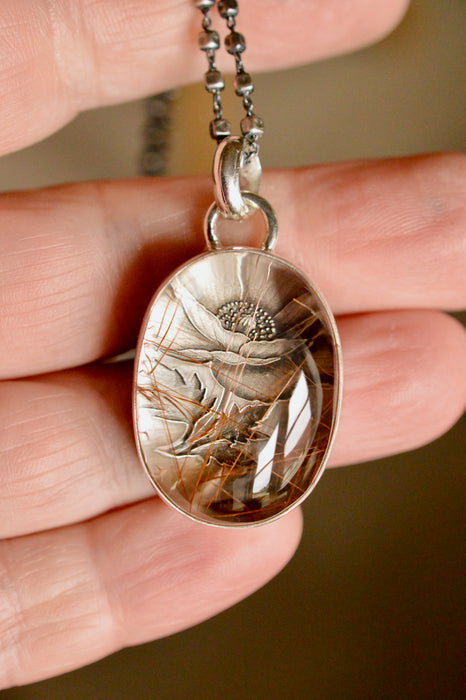 Rutilated Quartz Necklace