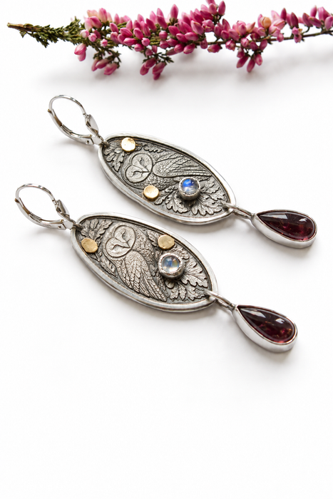 Whispers of the Woodland – Owl Earrings
