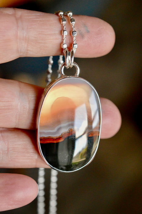 Landscape Agate Necklace