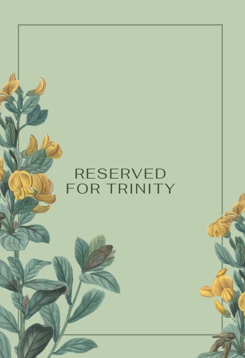 Reserved for Trinity