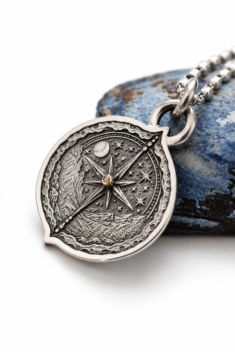 North Star Diamond Pendant