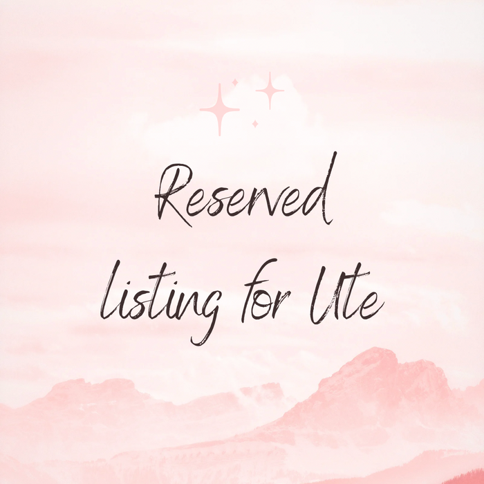 Reserved listing for Ute