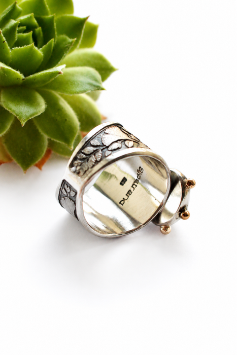 Magnolia Peridot Ring