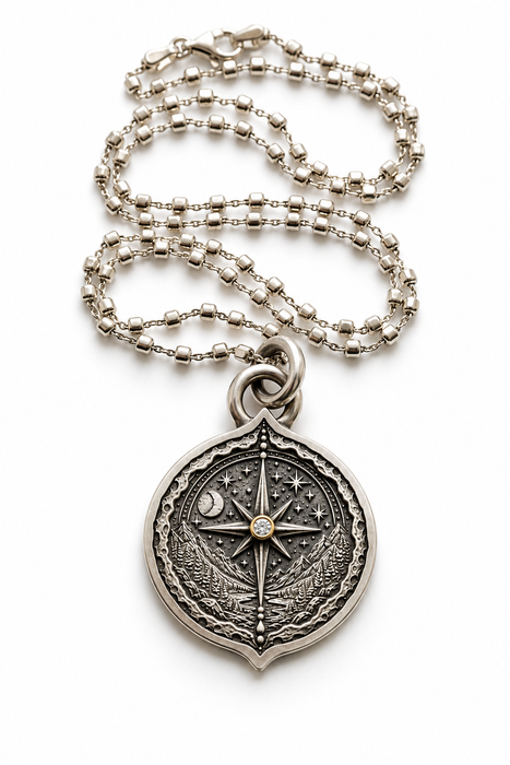 North Star Diamond Pendant
