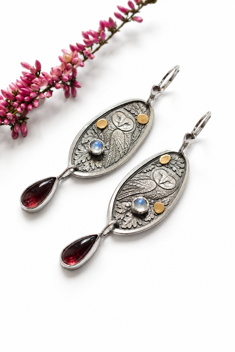 Whispers of the Woodland – Owl Earrings